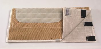 JUTE COVER WITH LEATHER THIN # 011-017